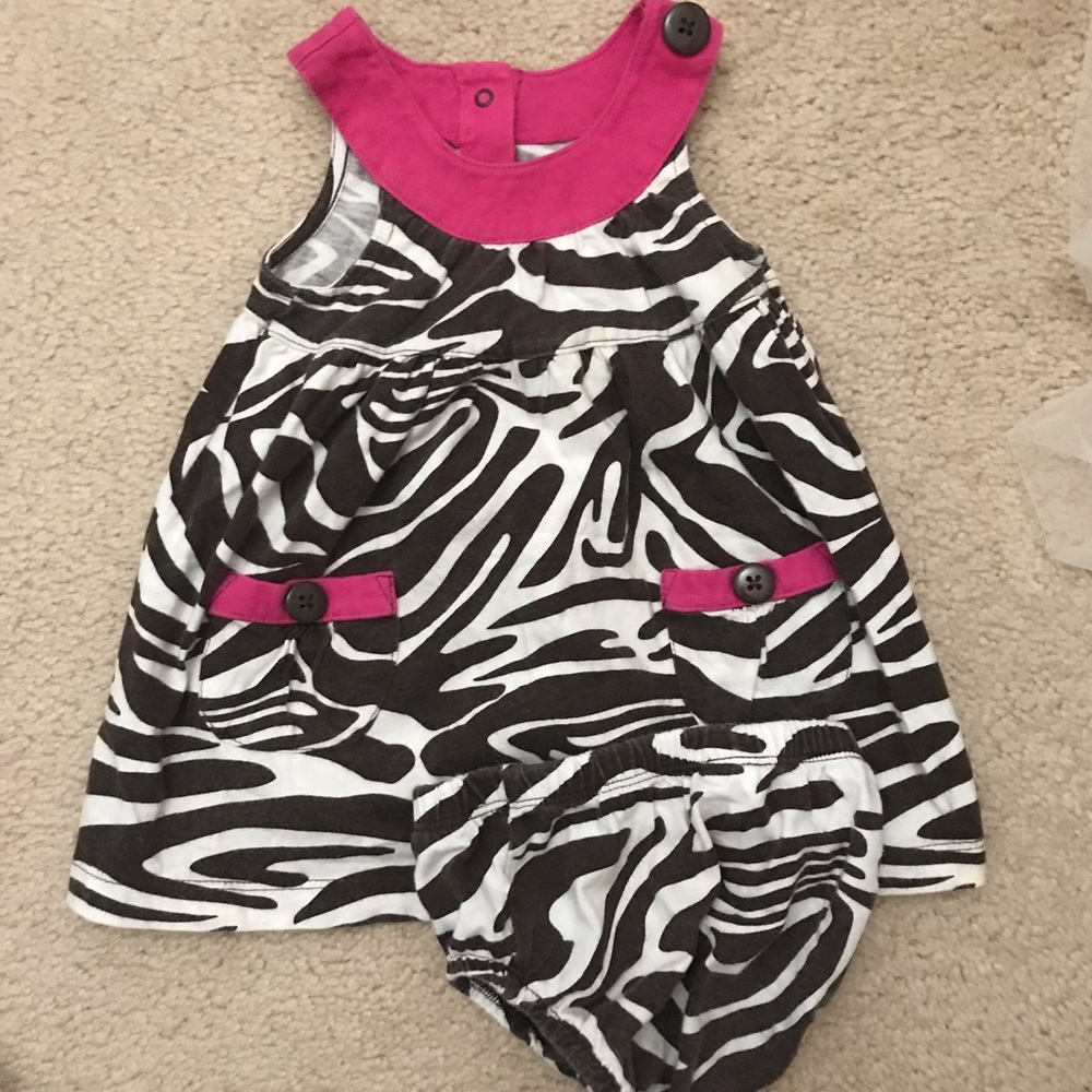 12 month Carters dress with bottoms